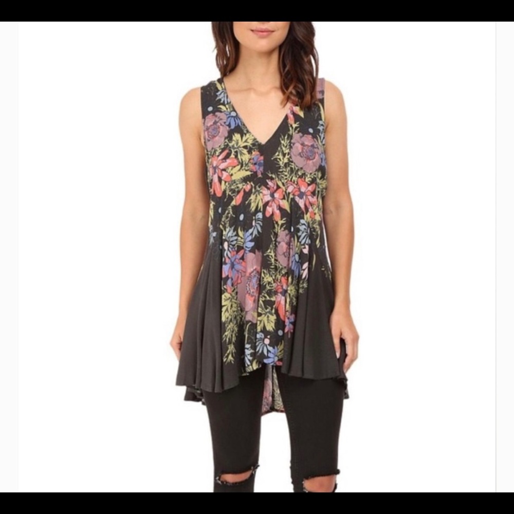 Free People floral swing dress or tunic